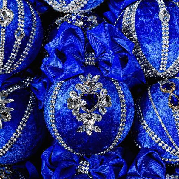 Royal Blue Velvet Box