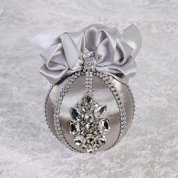 Silver Satin Box