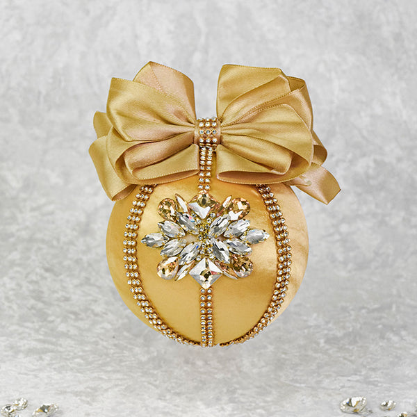 Pastel Yellow Satin Box