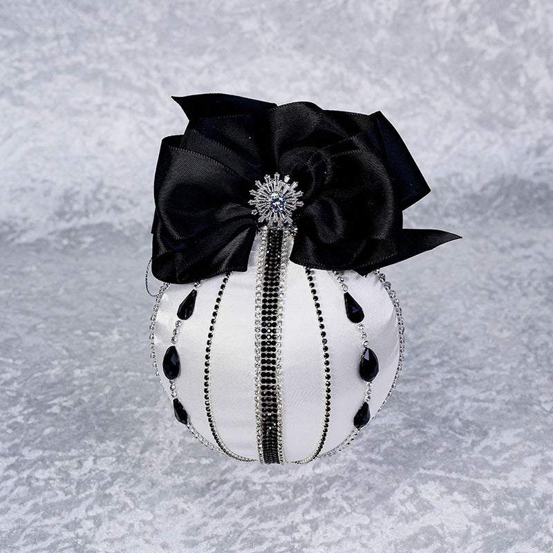 White & Black Satin Box