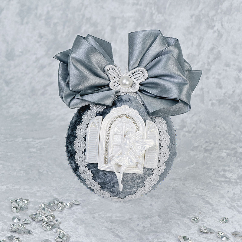 Gray Cloud Velvet Porcelanicron Box